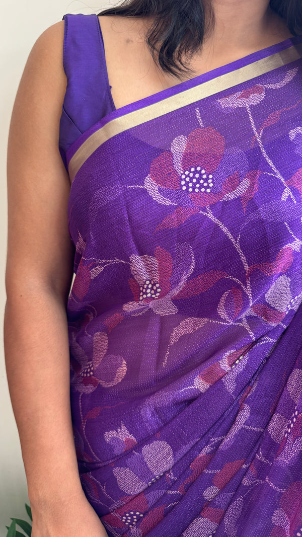 HOP160 — Pure Soft Dola Silk Saree with Jacquard Border Print Rich Pallu