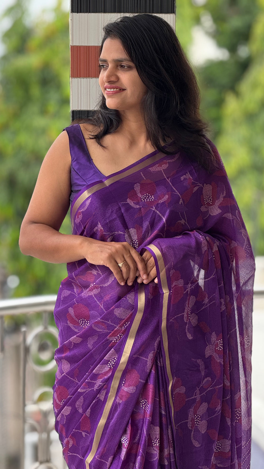 HOP160 — Pure Soft Dola Silk Saree with Jacquard Border Print Rich Pallu