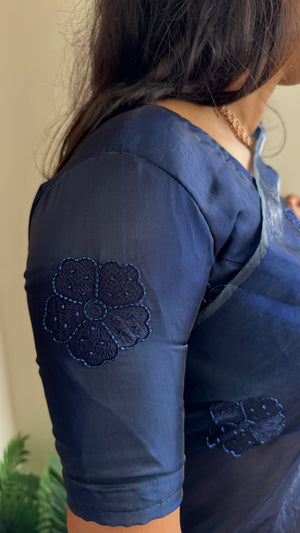 Pure Fendy Silk Beads Butti Saree — HOP162